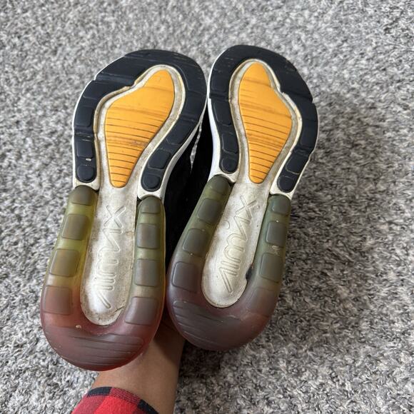Nike Air Max 270 SE Black Laser Orange Volt Ombre Gradient Vapormax Men sz 10.5 main image 8
